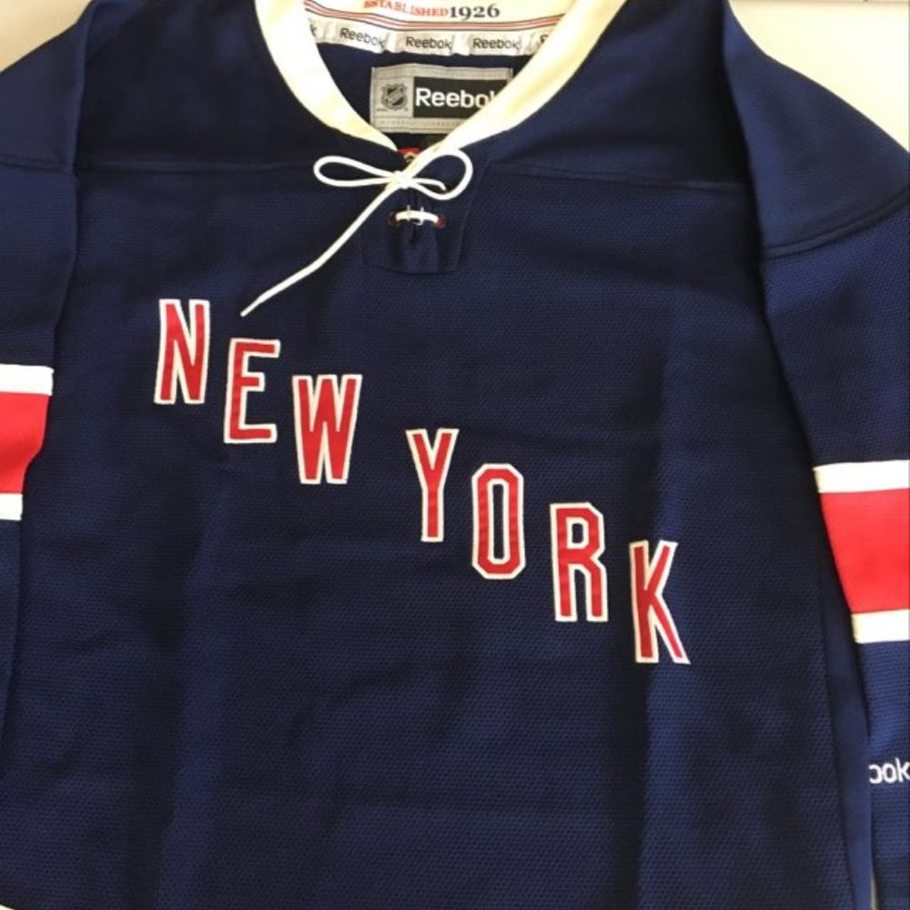 New Youth Reebok NY Rangers Premier Jersey size L/XL